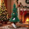 imageYITAHOME 60 in Christmas Cat Tree for Indoor Cats Tall Cat Tower Furniture with 2 Large Condos 5ft Christmas Tree Party Decoration with Cat House and Beds60in