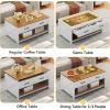 imageYITAHOME Game Coffee Table with 4 Drawers Storage Removable Walnut Top Gaming Table 3in1 Puzzle Modern Living Room CenterTable Removable Walnut Top