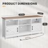 imageYITAHOME TV Stand for 807570 Inch TVs with LED Lights Farmhouse Entertainment Center with Storage Cabinets Open Shelves amp Adjustable Shelf for Living Room BlackWhite  Walnut