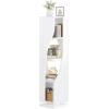 imageYITAHOME 5Tier Corner Shelf 708 Tall Modern Free Standing Corner Bookshelf 5 Shelf Display Corner Bookcase and BookshelvesWooden Open Storage Book Shelves for Living Room Home Office BlackWhite