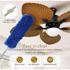 imageYITAHOME Tropical Ceiling Fan with Lights 3 Ways Control Dimmable 52 Inch Ceiling fan with Cleaner Duster Smart Ceiling Fan Compatible with Alexa for Living Room Dining RoomBrown