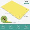 imageYITAHOME 912 Lily Pad Floating Mat for Lake and Pool Portable Outdoor Water Floating Mat for 14 People 3Layer XPE Floating Island for Boat Beach Ocean GreenampYellowYellow
