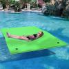 imageYITAHOME 912 Lily Pad Floating Mat for Lake and Pool Portable Outdoor Water Floating Mat for 14 People 3Layer XPE Floating Island for Boat Beach Ocean GreenampYellowGreenBlueYellow