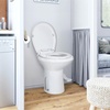 image:imageYITAHOME RV Toilet with Pedal Flush Gravity Flush Toilet High Profile Include Flange for Car Motorhome Caravan Travel WhiteWhite