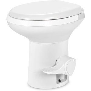 image:imageYITAHOME RV Toilet with Pedal Flush Gravity Flush Toilet High Profile Include Flange for Car Motorhome Caravan Travel WhiteWhite