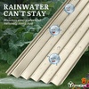 image:imageYITAHOME 8x2x2ft Large Raised Garden Bed Kit 24 Tall 9 in 1Galvanized Metal Planter Box with Gloves and Safety Rubber Outdoor Above Ground Planters for Plants Vegetables Flowers BlackCream Yellow