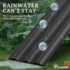 image:imageYITAHOME 8x2x2ft Large Raised Garden Bed Kit 24 Tall 9 in 1Galvanized Metal Planter Box with Gloves and Safety Rubber Outdoor Above Ground Planters for Plants Vegetables Flowers BlackBlack