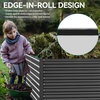 image:imageYITAHOME 8x2x2ft Large Raised Garden Bed Kit 24 Tall 9 in 1Galvanized Metal Planter Box with Gloves and Safety Rubber Outdoor Above Ground Planters for Plants Vegetables Flowers BlackBlack