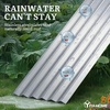 image:imageYITAHOME 8x2x2ft Large Raised Garden Bed Kit 24 Tall 9 in 1Galvanized Metal Planter Box with Gloves and Safety Rubber Outdoor Above Ground Planters for Plants Vegetables Flowers BlackSilver