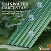 image:imageYITAHOME 8x2x2ft Large Raised Garden Bed Kit 24 Tall 9 in 1Galvanized Metal Planter Box with Gloves and Safety Rubber Outdoor Above Ground Planters for Plants Vegetables Flowers BlackGreen
