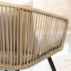 image:imageYITAHOME 3Piece Wicker Small Patio Balcony Chair Set Outdoor Rattan Conversation Apartment Chairs for Backyard Balcony and Apartment with Soft Cushions Glass Side Table GrayGraylight Gray