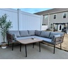 image:imageYITAHOME Outdoor Dining Single Sofa Chair IndoorOutdoor Wicker Bistro Chairs PE Rattan Armchair Seating for Patio Backyard Poolside Balcony  TanGrey
