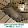 image:imageYITAHOME 10x10ft Gazebo Double Roof Hardtop with Nettings and Curtains Heavy Duty Galvanized Steel Outdoor Vertical Stripes Roof for Patio Backyard Deck Lawns BrownBronze