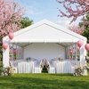 image:imageYITAHOME 20x40FT Party Tent Heavy Duty Wedding Tent Event Shelters Outdoor Canopy Upgraded Galvanized Steel Carport with Removable Sidewall Windows for Commercial and Parties20X40FT