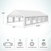 image:imageYITAHOME 20x40FT Party Tent Heavy Duty Wedding Tent Event Shelters Outdoor Canopy Upgraded Galvanized Steel Carport with Removable Sidewall Windows for Commercial and Parties20x32 FT