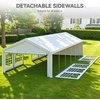 image:imageYITAHOME 20x40FT Party Tent Heavy Duty Wedding Tent Event Shelters Outdoor Canopy Upgraded Galvanized Steel Carport with Removable Sidewall Windows for Commercial and Parties20X40FT
