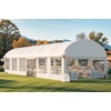 image:imageYITAHOME Party Tent Canopy Event Shelter Heavy Duty Wedding Upgraded Ripple Gazebo Large with Roof Removable Sidewalls CommercialWhiteArch