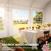 image:imageYITAHOME Party Tent Canopy Event Shelter Heavy Duty Wedding Upgraded Ripple Gazebo Large with Roof Removable Sidewalls CommercialWhiteArch