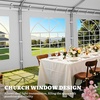 image:imageYITAHOME Party Tent Canopy Event Shelter Heavy Duty Wedding Upgraded Ripple Gazebo Large with Roof Removable Sidewalls CommercialWhiteStraight