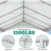 image:imageYITAHOME Party Tent Canopy Event Shelter Heavy Duty Wedding Upgraded Ripple Gazebo Large with Roof Removable Sidewalls CommercialWhiteStraight