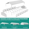 image:imageYITAHOME Party Tent Canopy Event Shelter Heavy Duty Wedding Upgraded Ripple Gazebo Large with Roof Removable Sidewalls CommercialWhiteStraight