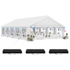 image:imageYITAHOME 20x40FT Party Tent Heavy Duty Wedding Tent Event Shelters Outdoor Canopy Upgraded Galvanized Steel Carport with Removable Sidewall Windows for Commercial and Parties20x32 FT