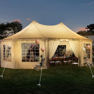 image:imageYITAHOME Party Tent Canopy Event Shelter Heavy Duty Wedding Upgraded Ripple Gazebo Large with Roof Removable Sidewalls CommercialWhite