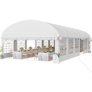 image:imageYITAHOME Party Tent Canopy Event Shelter Heavy Duty Wedding Upgraded Ripple Gazebo Large with Roof Removable Sidewalls CommercialWhiteArch