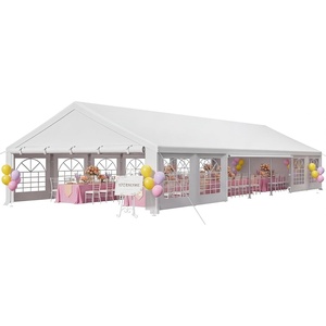 image:imageYITAHOME Party Tent Canopy Event Shelter Heavy Duty Wedding Upgraded Ripple Gazebo Large with Roof Removable Sidewalls CommercialWhiteStraight