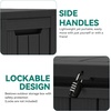 image:imageYITAHOME 31 Gallon Outdoor Storage Box Resin Deck Box and Waterproof Package Delivery Box for Gardening Tools Pool Supplies Patio Furniture Lockable BlackBlack