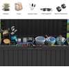 image:imageYITAHOME 31 Gallon Outdoor Storage Box Resin Deck Box and Waterproof Package Delivery Box for Gardening Tools Pool Supplies Patio Furniture Lockable BlackBlack