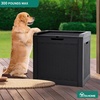 image:imageYITAHOME 32 Gallon Deck Box Resin Storage with Lockable Lid amp Side Handles Indoor Outdoor Small Container for Patio Cushion Garden Pool Accessories Backyard Furniture Water ResistantBlack