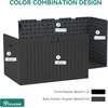 image:imageYITAHOME 32 Gallon Deck Box Resin Storage with Lockable Lid amp Side Handles Indoor Outdoor Small Container for Patio Cushion Garden Pool Accessories Backyard Furniture Water ResistantBlack