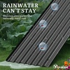 image:imageYITAHOME 8x4x2ft 2pcs Large Raised Garden Bed Galvanized Metal Planter Box with Gloves Ground Nails Support Rod amp Safety Rubber Outdoor Above Ground Planters for Plants Vegetables Flowers SilverBlack