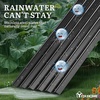 image:imageYITAHOME 8x4x2ft 2pcs Large Raised Garden Bed Galvanized Metal Planter Box with Gloves Ground Nails Support Rod amp Safety Rubber Outdoor Above Ground Planters for Plants Vegetables Flowers SilverBlack