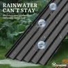 image:imageYITAHOME 8x4x3ft Large Raised Garden Bed Kit Galvanized Metal Planter Box with Gloves Support Rod amp Safety Rubber Outdoor Above Ground Planters for Plants Vegetables Flowers Black