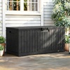 image:imageYITAHOME Outdoor Storage Box 45 Gallon Waterproof Resin Deck Box Lockable Organizer for Patio Poolside Deck Cushions Throw Pillows Garden Tools BlackBlack