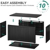 image:imageYITAHOME Outdoor Storage Box 45 Gallon Waterproof Resin Deck Box Lockable Organizer for Patio Poolside Deck Cushions Throw Pillows Garden Tools BlackBlack