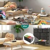 image:imageYITAHOME Tall Dresser with 9 Drawers Furniture Storage Drawer Unit Sturdy Steel Frame Wooden Top amp Easy Pull Fabric Bins Organizer Tower Chest for Closet Bedroom Entryway NurseryBlack GreyBlack Grey