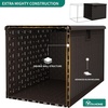image:imageYITAHOME 100 Gallon Large Outdoor Deck Box Waterproof Resin Storage Box Lockable Indoor Outdoor Storage Container for Patio Furniture Cushions Pool Accessories Garden Tools WhiteBrown