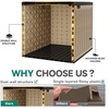 image:imageYITAHOME 100 Gallon Large Outdoor Deck Box Waterproof Resin Storage Box Lockable Indoor Outdoor Storage Container for Patio Furniture Cushions Pool Accessories Garden Tools WhiteBlackBrown