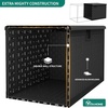 image:imageYITAHOME 100 Gallon Large Outdoor Deck Box Waterproof Resin Storage Box Lockable Indoor Outdoor Storage Container for Patio Furniture Cushions Pool Accessories Garden Tools WhiteBlack