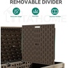 image:imageYITAHOME 100 Gallon Large Outdoor Deck Box Waterproof Resin Storage Box Lockable Indoor Outdoor Storage Container for Patio Furniture Cushions Pool Accessories Garden Tools WhiteDark Brown