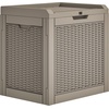 image:imageYITAHOME 100 Gallon Large Outdoor Deck Box Waterproof Resin Storage Box Lockable Indoor Outdoor Storage Container for Patio Furniture Cushions Pool Accessories Garden Tools WhiteBrown