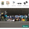 image:imageYITAHOME 100 Gallon Large Outdoor Deck Box Waterproof Resin Storage Box Lockable Indoor Outdoor Storage Container for Patio Furniture Cushions Pool Accessories Garden Tools WhiteTaupe Rattan
