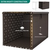 image:imageYITAHOME 100 Gallon Large Outdoor Deck Box Waterproof Resin Storage Box Lockable Indoor Outdoor Storage Container for Patio Furniture Cushions Pool Accessories Garden Tools WhiteDark Brown