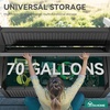 image:imageYITAHOME 100 Gallon Large Outdoor Deck Box Waterproof Resin Storage Box Lockable Indoor Outdoor Storage Container for Patio Furniture Cushions Pool Accessories Garden Tools WhiteBlack