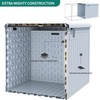 image:imageYITAHOME 100 Gallon Large Outdoor Deck Box Waterproof Resin Storage Box Lockable Indoor Outdoor Storage Container for Patio Furniture Cushions Pool Accessories Garden Tools WhiteWhite