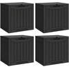 image:imageYITAHOME 31 Gallon Deck Boxes Set of 2 Lockable Outdoor Storage Bins for Patio Cushions Garden Tools WeatherResistant Resin Storage Solution WhiteBlack