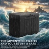 image:imageYITAHOME 31 Gallon Deck Boxes Set of 2 Lockable Outdoor Storage Bins for Patio Cushions Garden Tools WeatherResistant Resin Storage Solution WhiteBlack